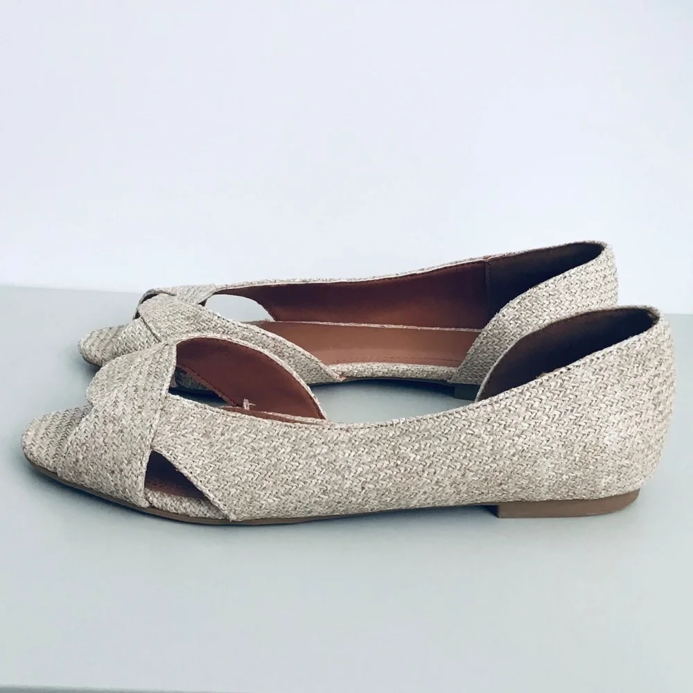 ASOS flat sandals with peep toe - never worn - Picture 5 of 6